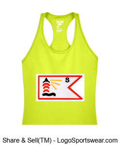Yellow tank   logo in front  blank back Design Zoom